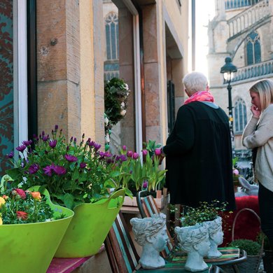 Frühling in Osnabrück am Marktplatz