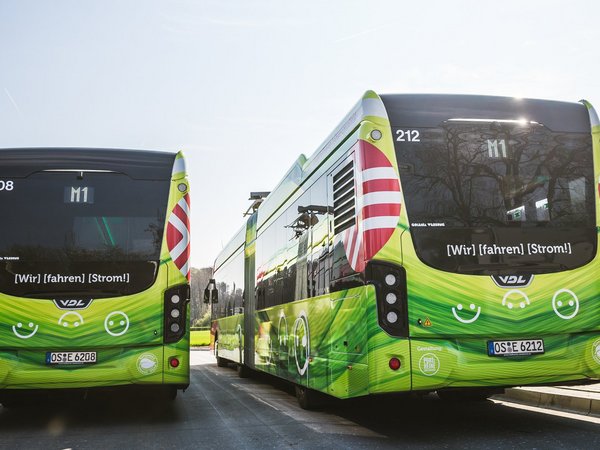 E-Bus-Flotte der Stadtwerke Osnabrück AG