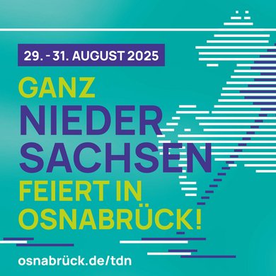 Plakat zum Tag der Niedersachsen 2025 in Osnabrück